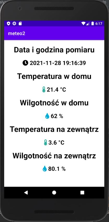 Stacja Meteo Aplikacja Android